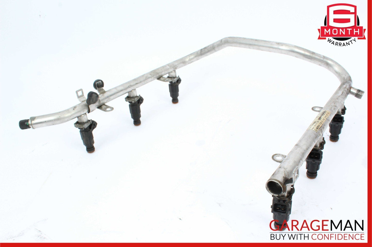 98-00 Mercedes W210 E320 CLK320 Fuel Injector Injection Rail w/ Fuel Injectors