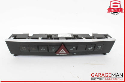 05-11 Mercedes R171 SLK300 Dash Hazard Light Seat Heat ESP Lock Switch Control