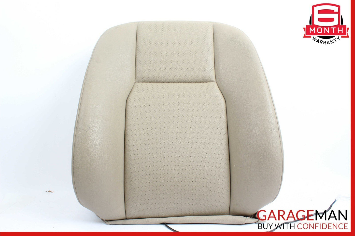 08-11 Mercedes W204 C280 Front Right Passenger Top Upper Seat Cushion Beige OEM