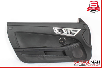 12-16 Mercedes R172 SLK200 SLK250 Front Left Interior Door Panel Assy Black