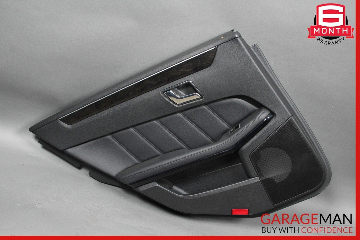 10-13 Mercedes W212 E400 E350 Rear Left Side Interior Door Panel Assembly Black