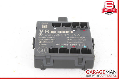 09-15 Mercedes X204 GLK350 Front Right Passenger Side Door Control Module Unit