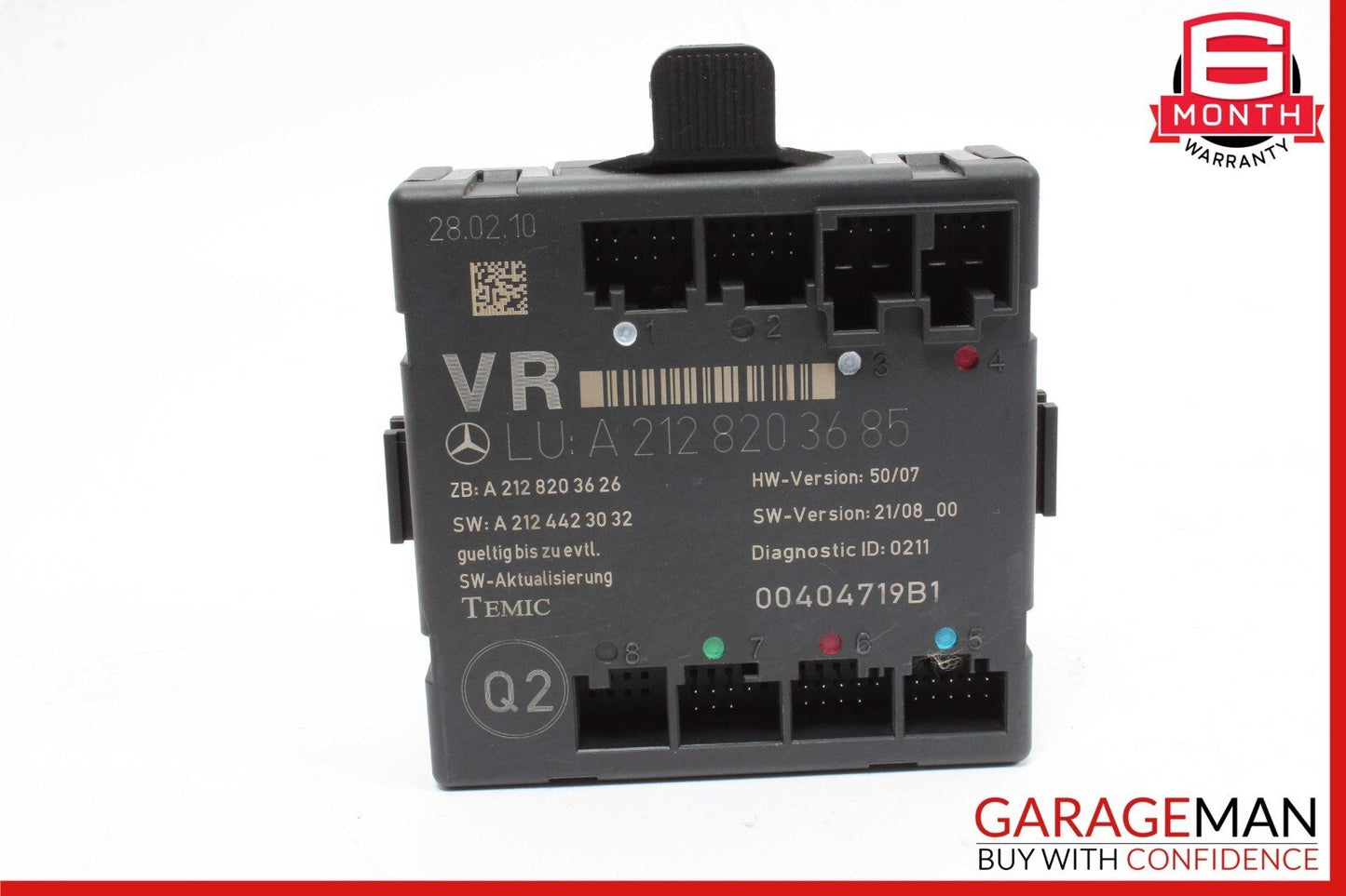 08-18 Mercedes E350 E550 CLS550 Front Right Side Door Control Module Unit OEM