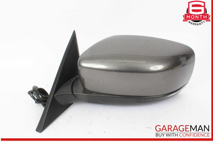 14-17 Maserati Ghibli Front Left Driver Side Door Rear View Mirror Gray OEM
