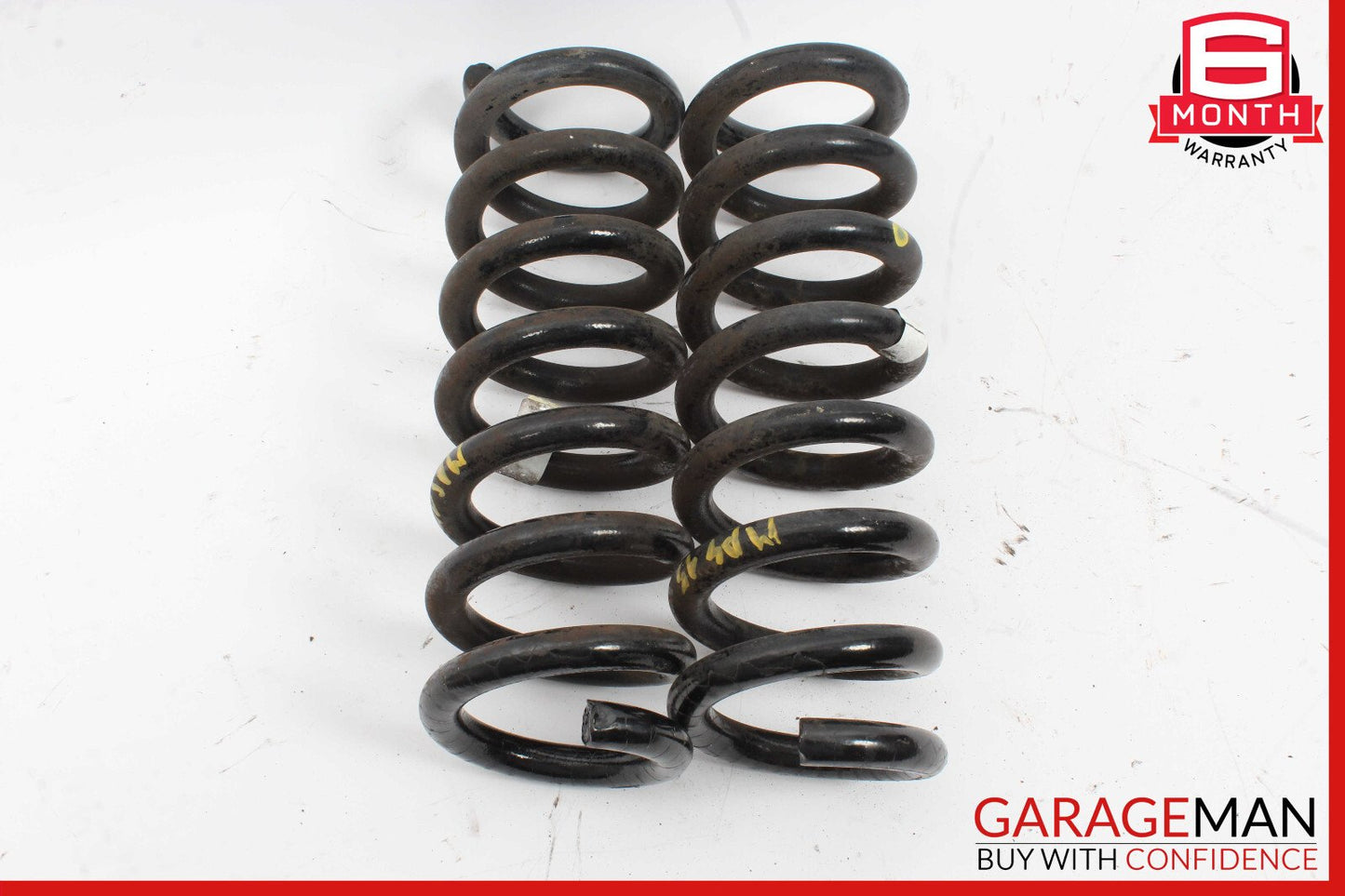 14-17 Maserati Ghibli Rear Right & Left Suspension Coil Spring Absorber Set OEM