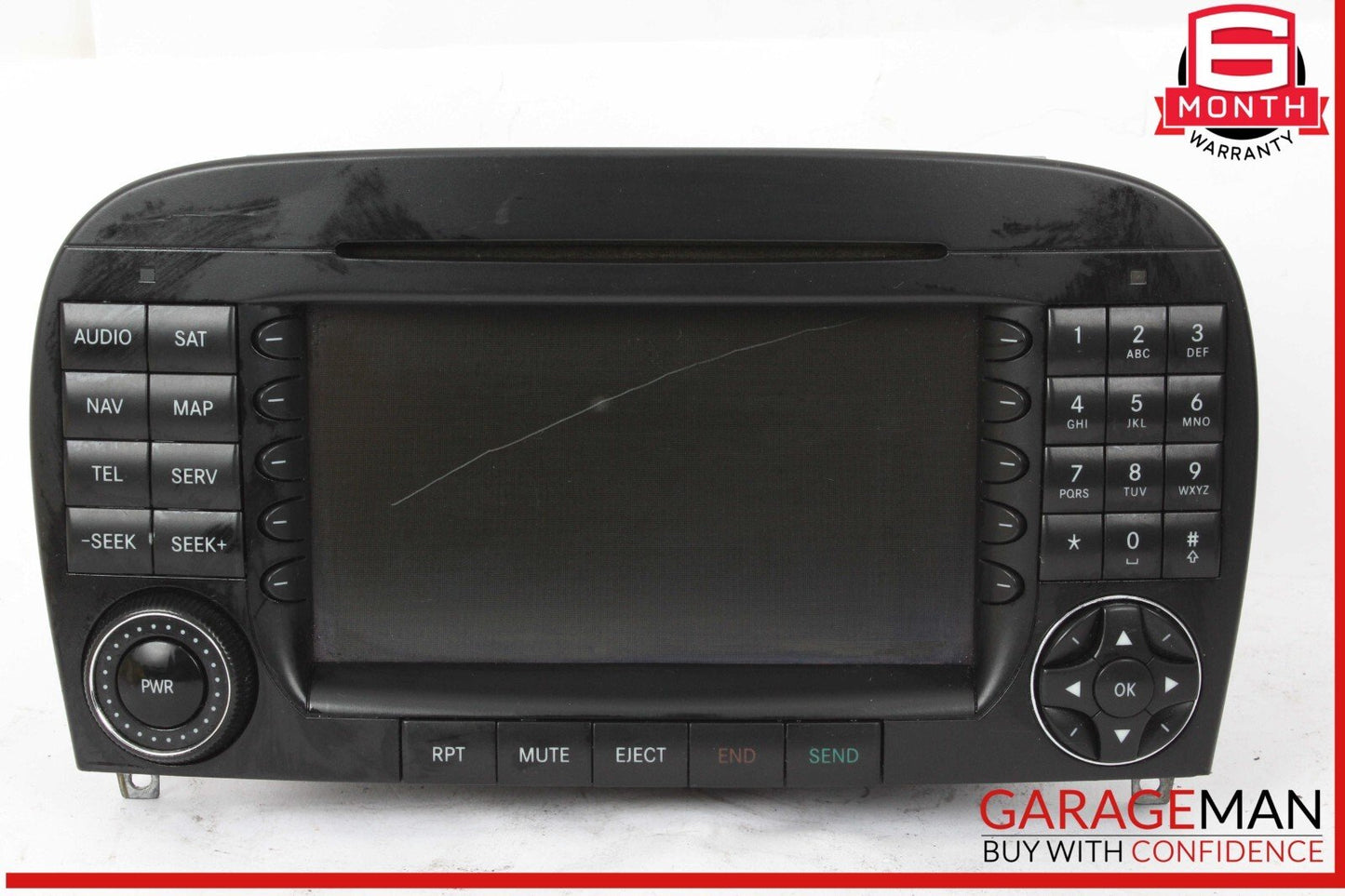 05-08 Mercedes R230 SL550 SL55 AMG Command Head Unit Radio Navigation CD OEM