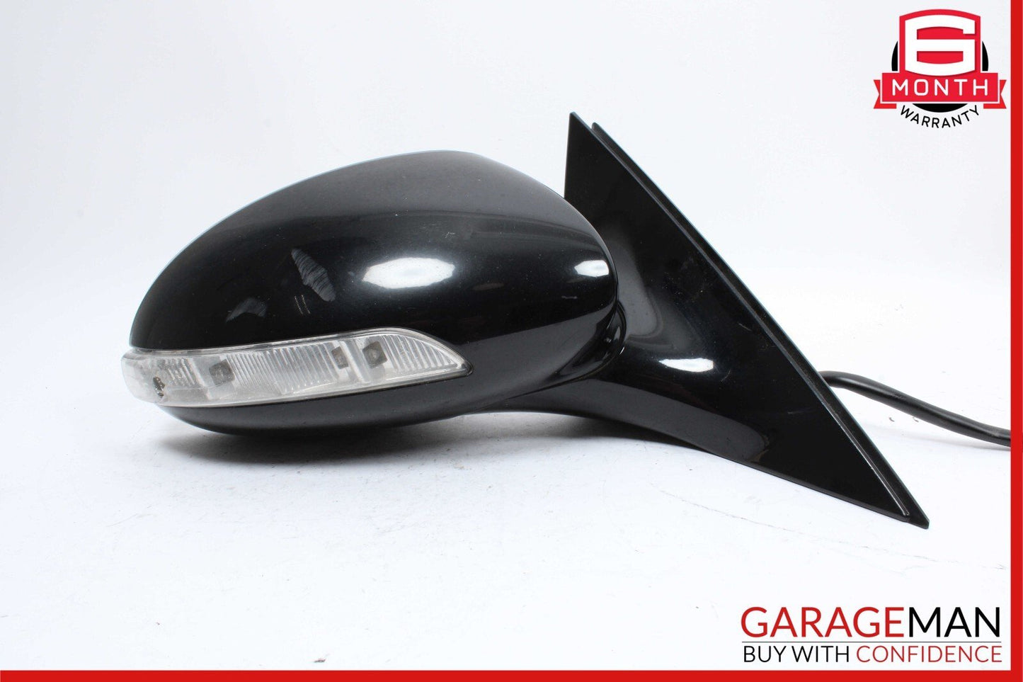 07-09 Mercedes W221 S550 S450 Front Right Side Rear View Mirror Door Black