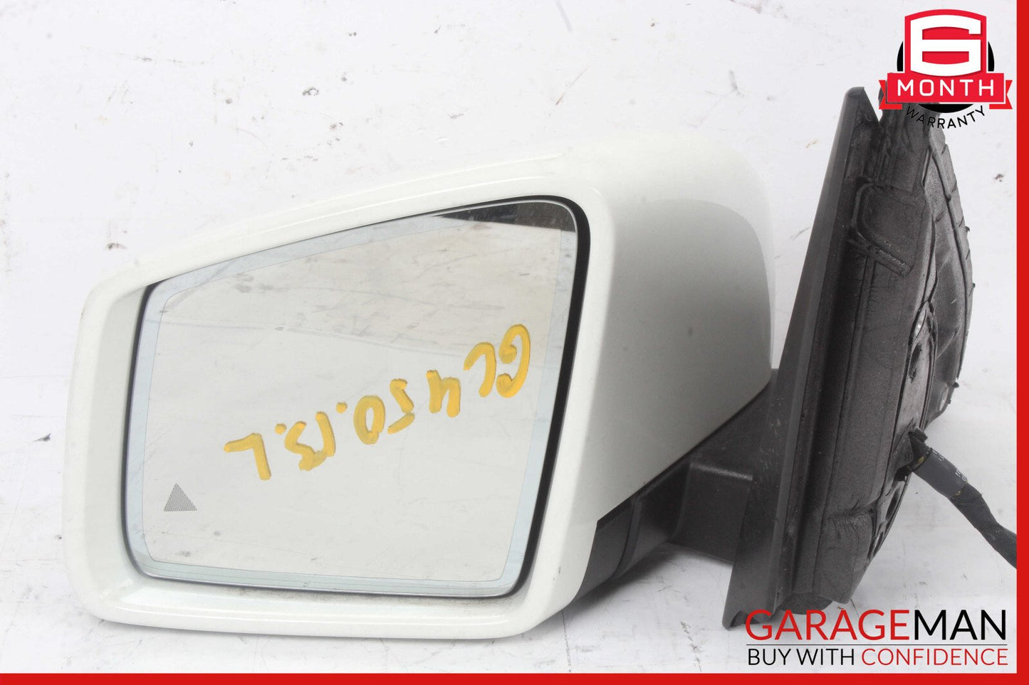 13-16 Mercedes X166 GL450 Front Left Side Mirror Glass Rear View w/ Blind Spot