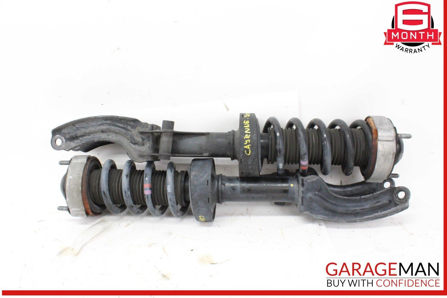 11-18 Porsche Cayenne 958 AWD Front Right & Left Shock Absorber Strut Spring Set