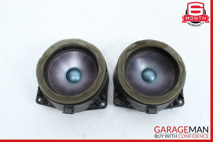 03-09 Mercedes W209 CLK500 Front Right & Left Door Audio Sound Speaker Set of 2