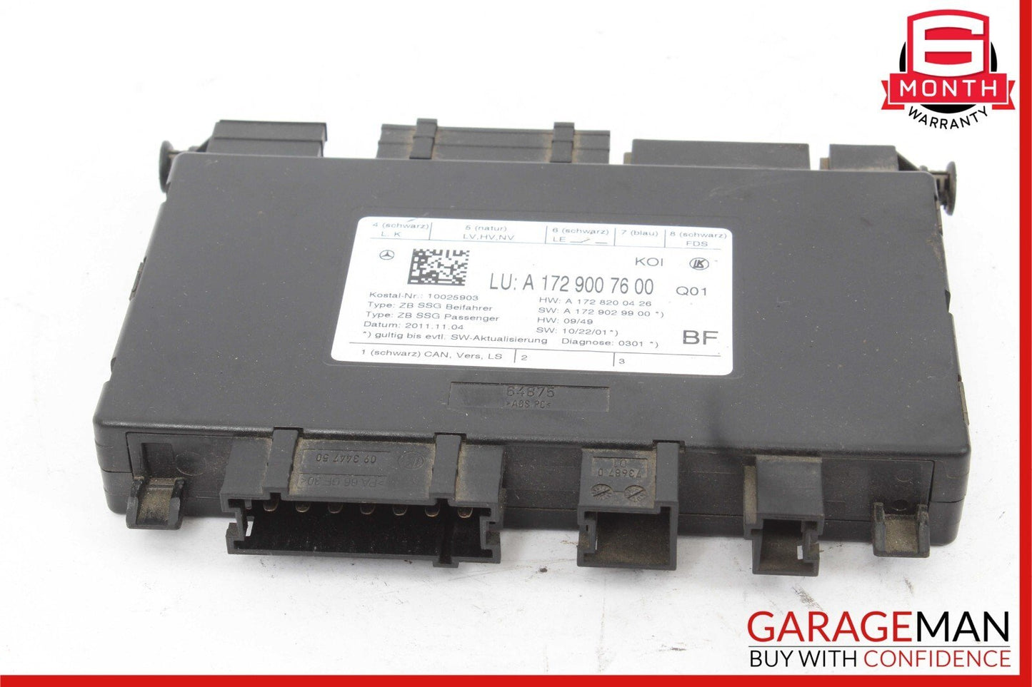08-20 Mercedes SLC300 CLS400 C350 E350 Front Right Side Seat Control Module