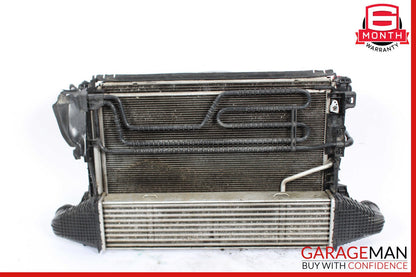 12-15 Mercedes W204 C250 Engine Motor Cooling Radiator A/C AC Condenser Assembly