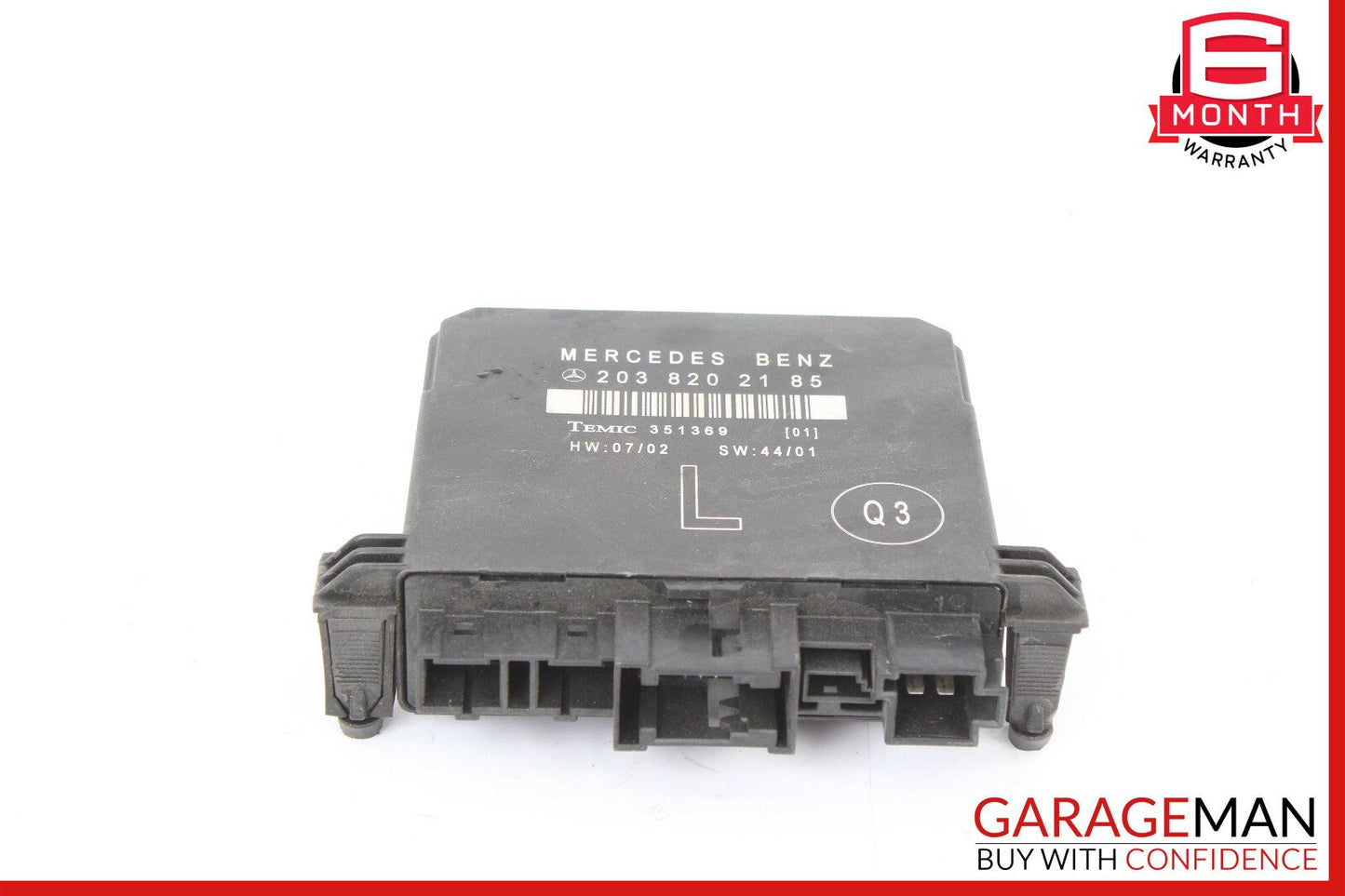 01-07 Mercedes W203 C230 C320 Door Control Module Rear Left 2038202185 OEM