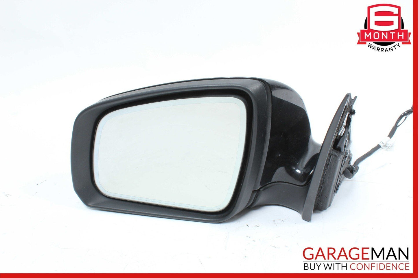 08-09 Mercedes W204 C350 C63 AMG Front Left Side Mirror Rear View Door Black OEM