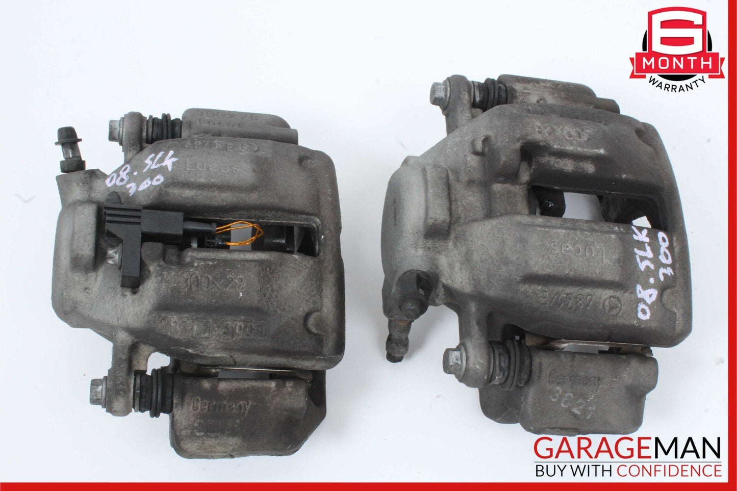 05-11 Mercedes R171 SLK300 Front Right & Left Side Brake Caliper Calipers Set
