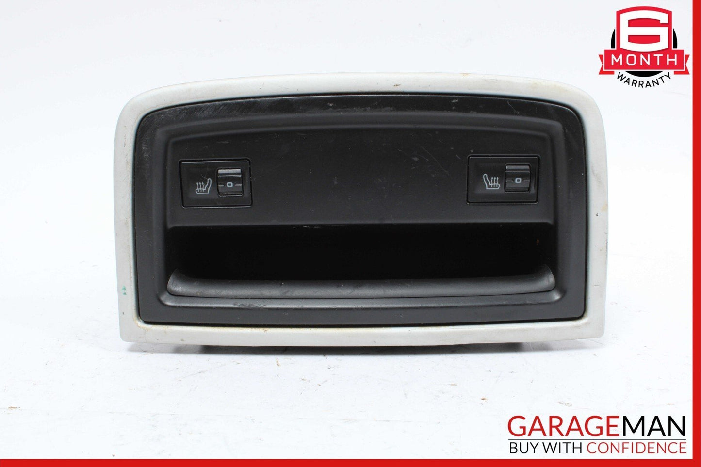 03-10 Porsche Cayenne Rear Center Console Storage Tray Heated Seat Switches OEM