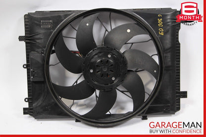08-18 Mercedes GLK350 C300 Engine Radiator Cooling Fan Shroud Motor Assembly