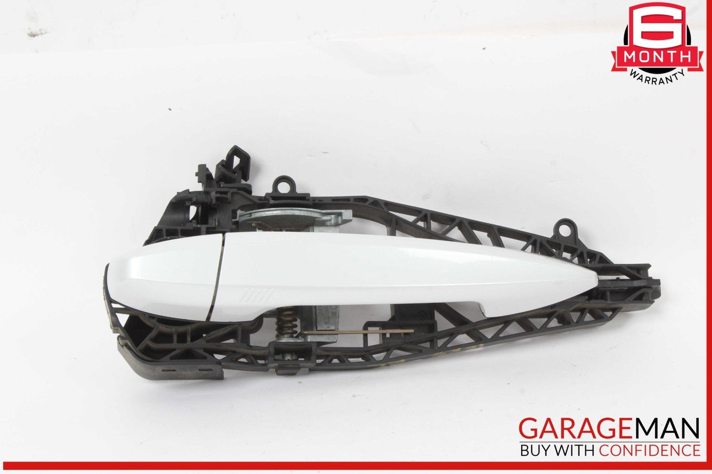 14-18 BMW X5 X6 Rear Left Driver Side Exterior Door Handle White OEM