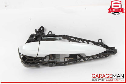 14-18 BMW X5 X6 Rear Left Driver Side Exterior Door Handle White OEM