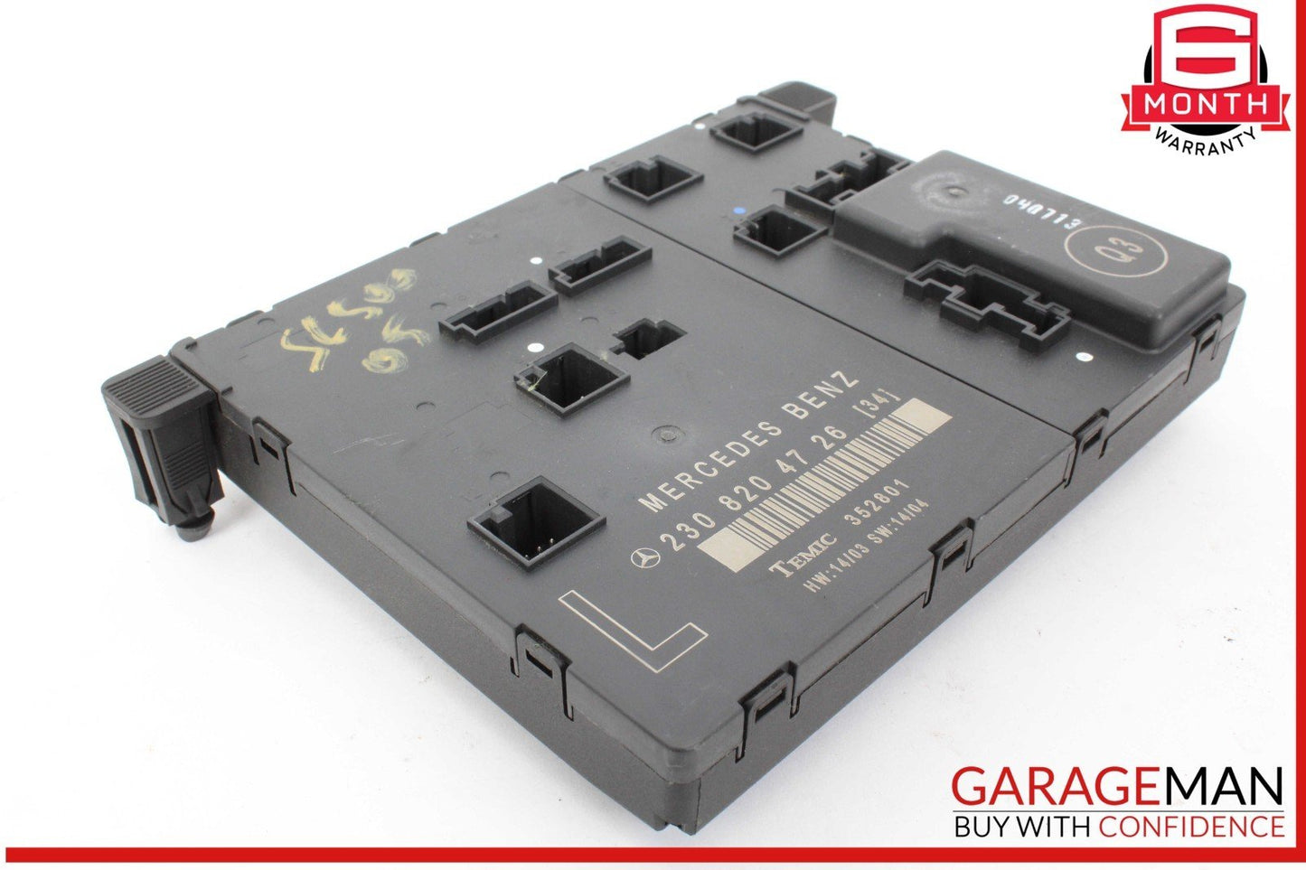 03-12 Mercedes R230 SL500 SL55 AMG Front Left Door Control Module 2308204726 OEM