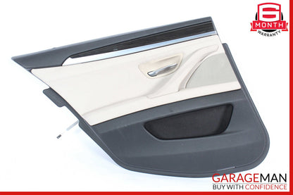 11-16 BMW F10 550i 535i 528i Rear Left Side Interior Door Panel OEM