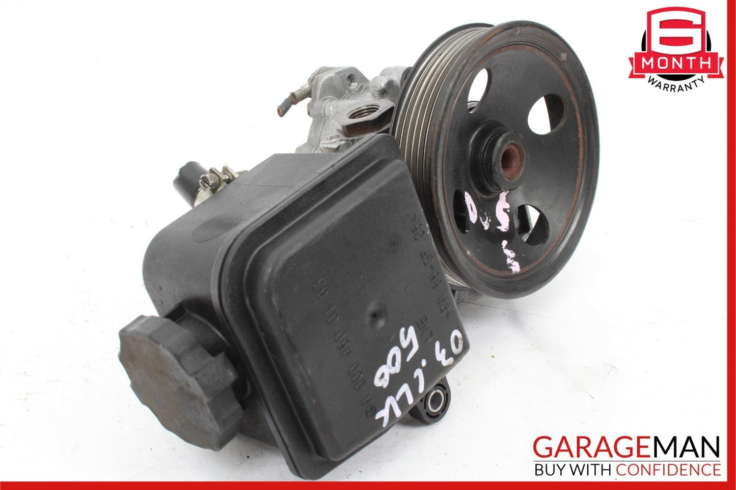 01-10 Mercedes W209 CLK500 C240 Power Steering Pump Reservoir Assembly