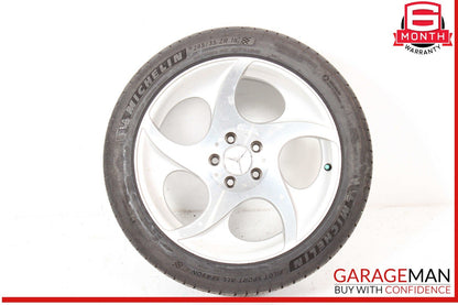 03-12 Mercedes R230 SL500 Rear Wheel Tire Rim 9.5Jx18H2 ET40 R18 2304011802 OEM