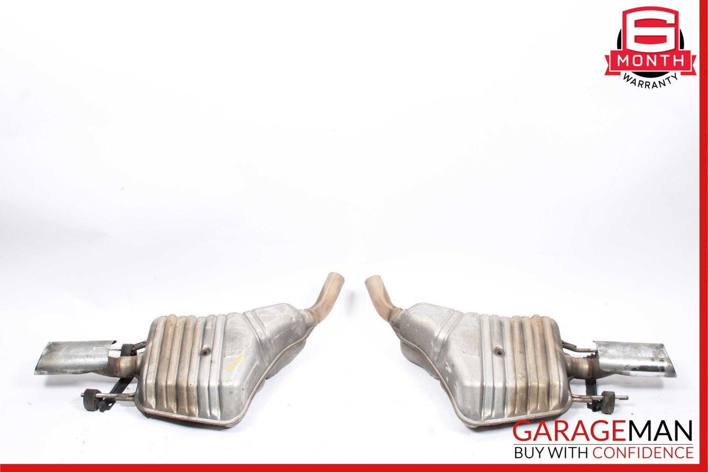 07-09 Mercedes W221 S450 S550 AMG Sport Rear Exhaust Muffler Tips Set of 2 Pc