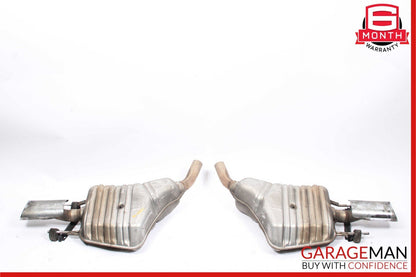 07-09 Mercedes W221 S450 S550 AMG Sport Rear Exhaust Muffler Tips Set of 2 Pc