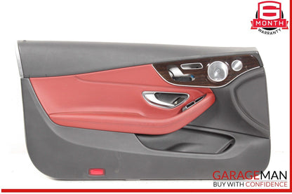 19-21 Mercedes W205 C300 C63 AMG Coupe Front Left Side Interior Door Panel OEM