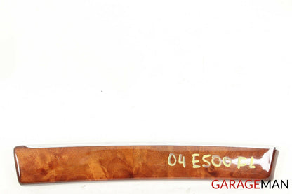 03-09 Mercedes W211 E350 E500 Dashboard Dash Left Molding Trim Wood 2116800371