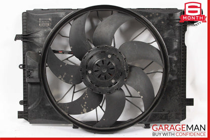 08-18 Mercedes C350 SLK350 CLS400 E350 Engine Cooling Fan Shroud Motor Assembly