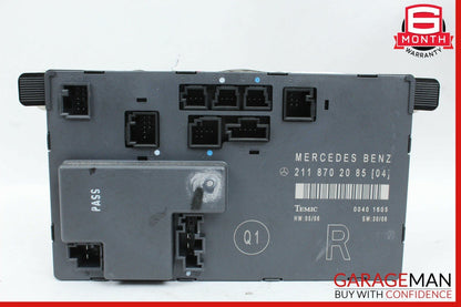 03-09 Mercedes W211 E500 E55 E550 Front Right Passenger Door Control Module OEM