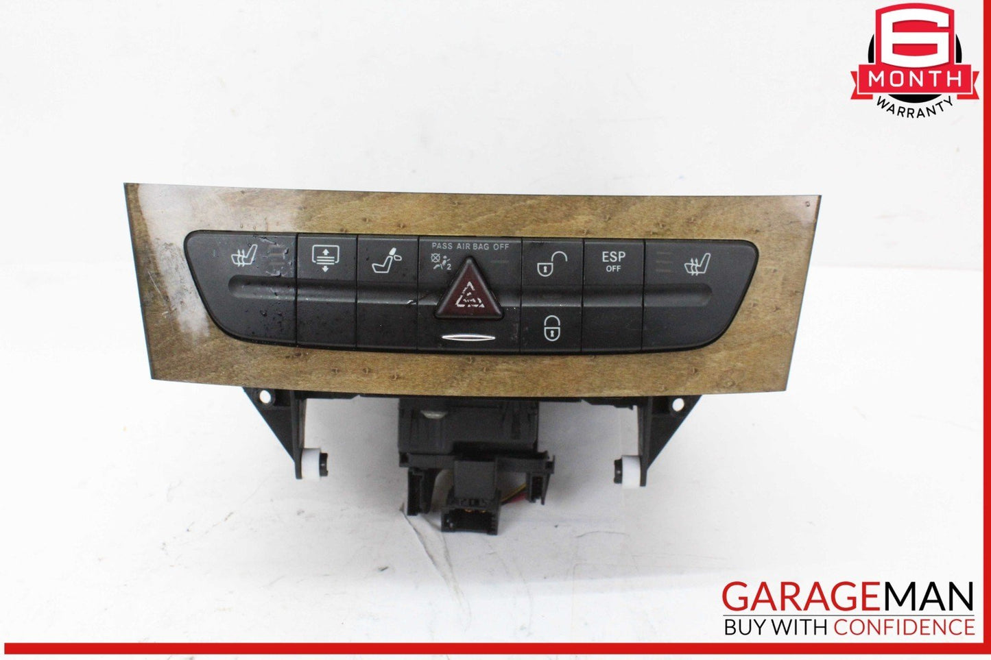 03-09 Mercedes W211 E350 E500 CLS500 Hazard Switch Control Panel 2116800552 OEM
