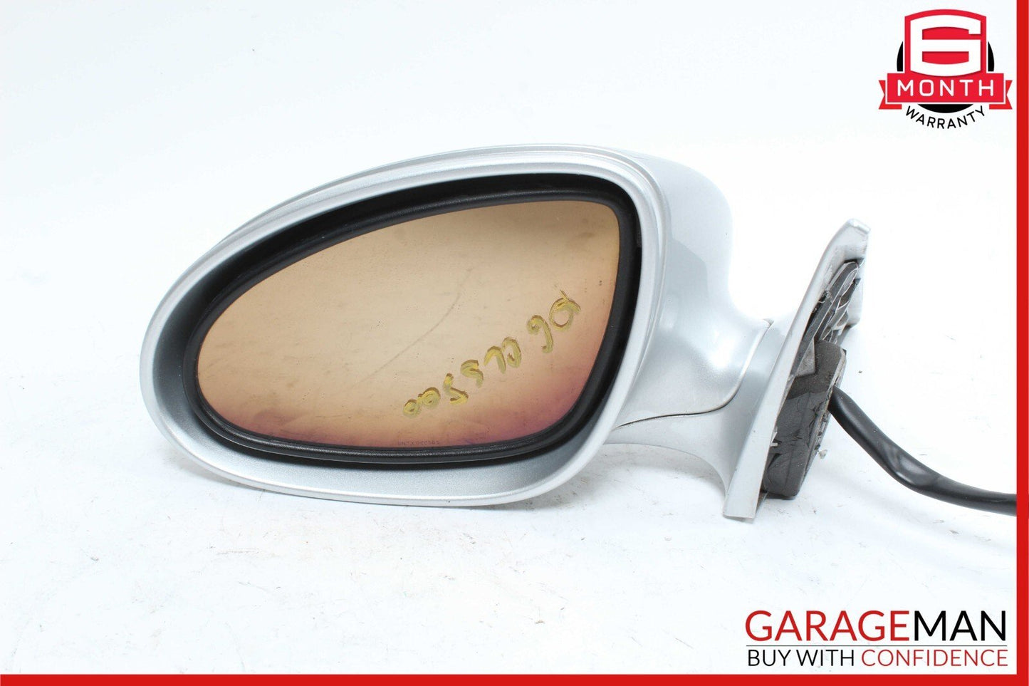 06-08 Mercedes W219 CLS500 Front Left Side Door Mirror Rear View Silver OEM