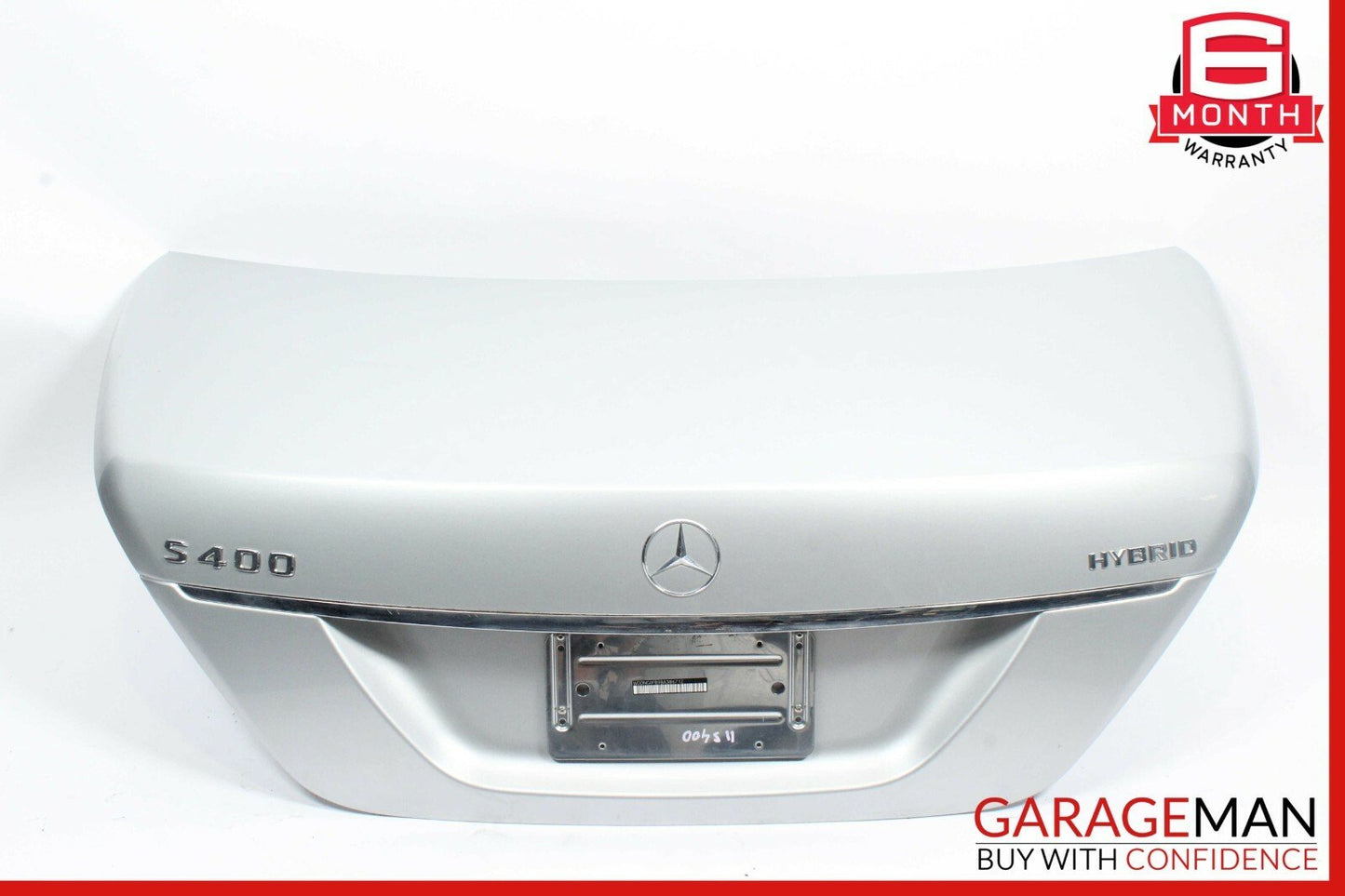 07-13 Mercedes W221 S550 S600 S63 AMG Trunk Lid Shell Silver OEM