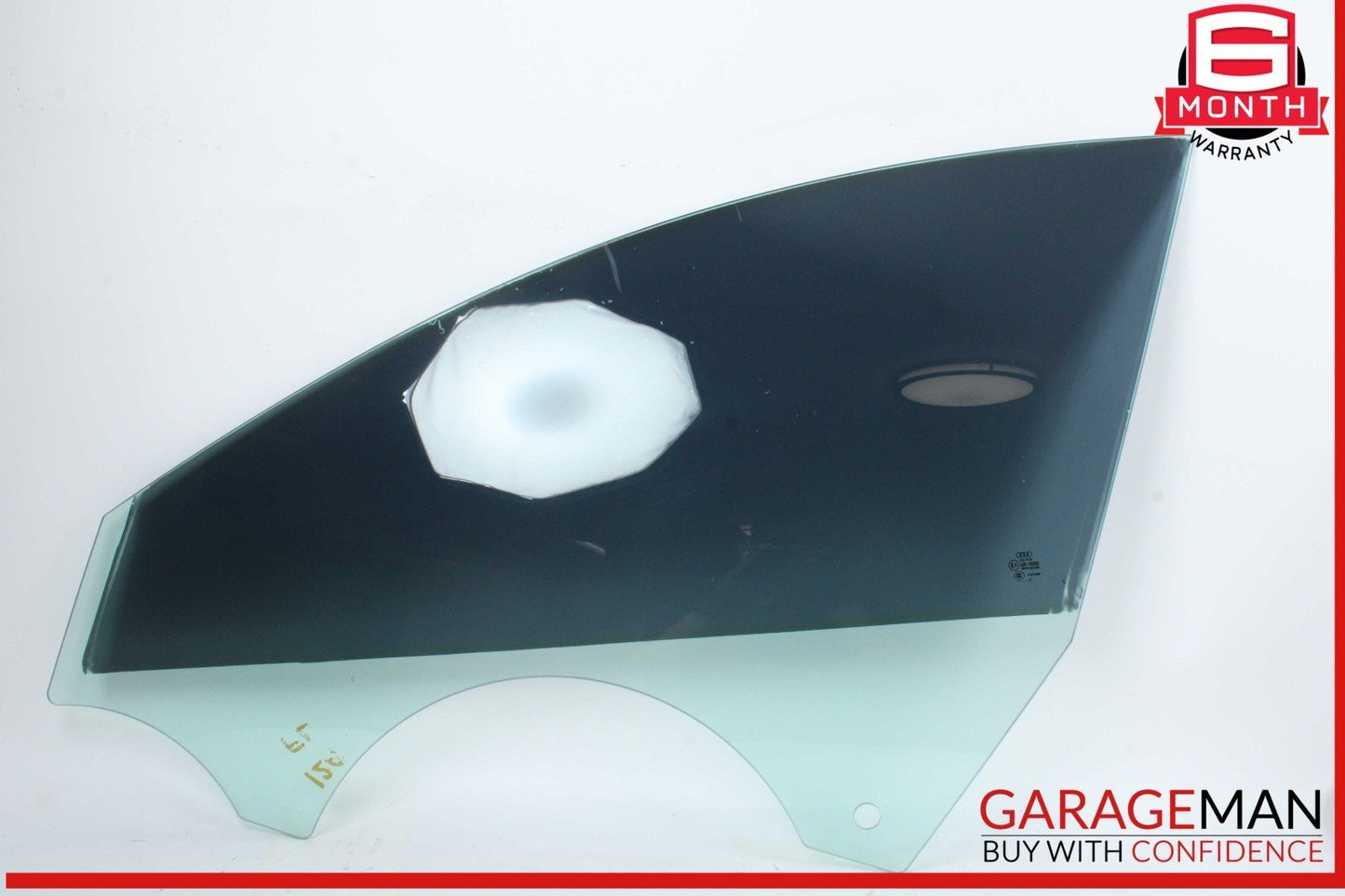 12-18 Audi A7 Front Left Driver Side Door Window Auto Glass OEM