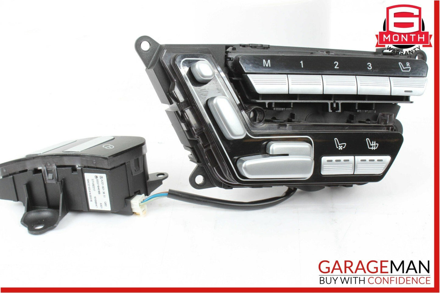07-13 Mercedes S550 CL600 Front Left Side Seat Adjust Controller Switch Set OEM