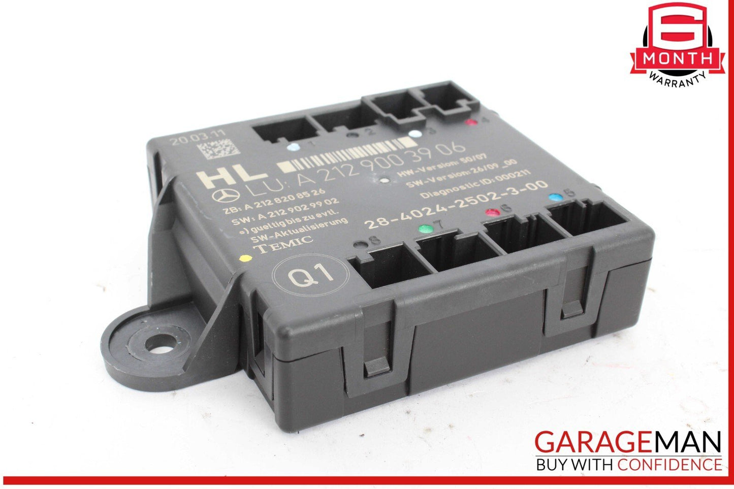 08-14 Mercedes W204 C300 Rear Left Driver Side Door Control Module Unit OEM