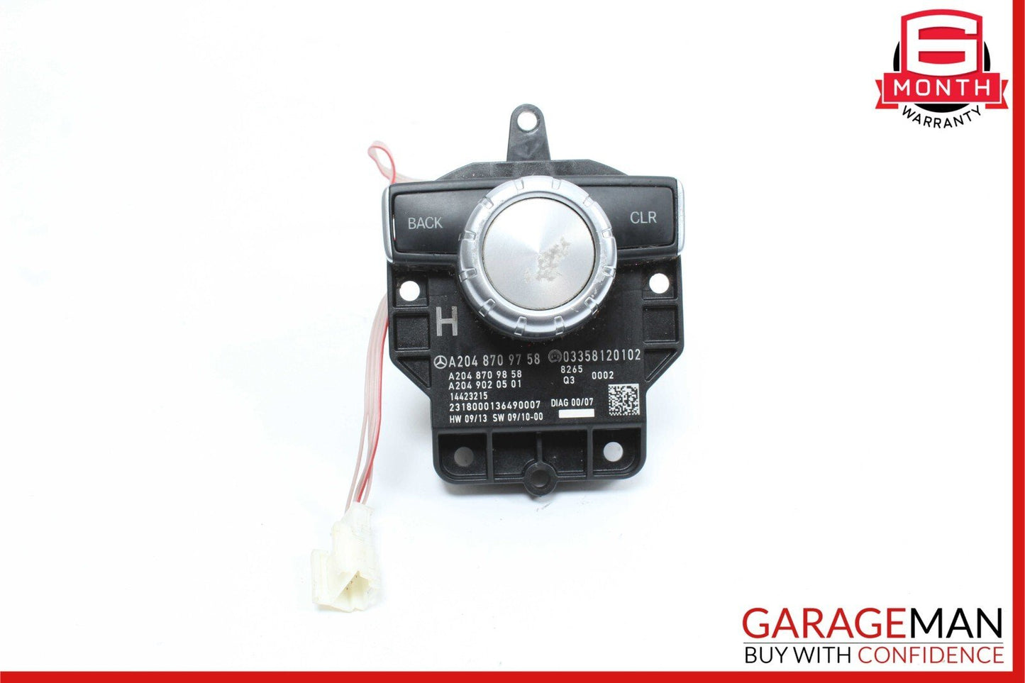12-15 Mercedes W204 C250 E350 Console Head Unit Controller Knob Multi Switch OEM