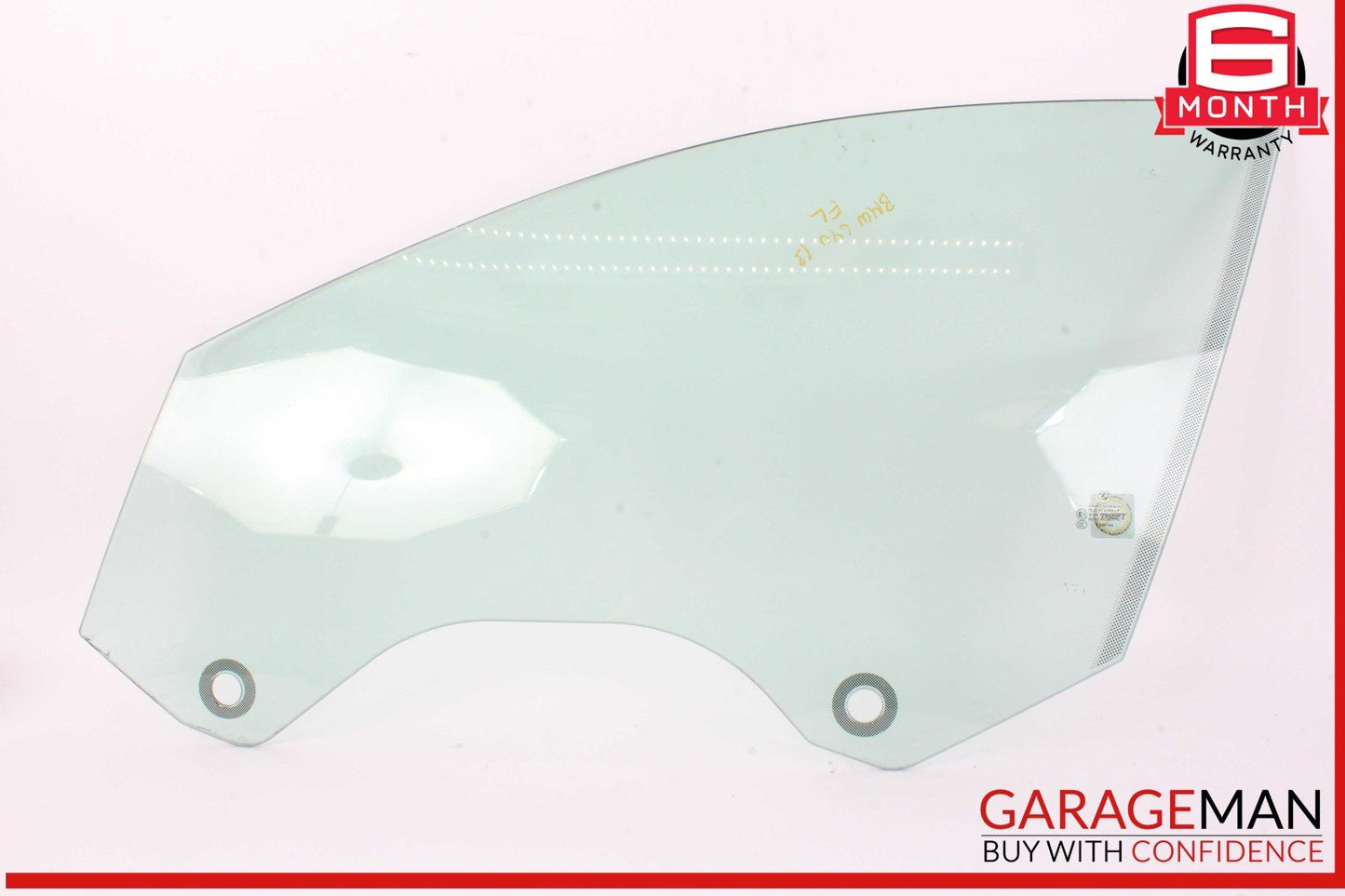 12-18 BMW 640i M6 Front Left Driver Side Window Glass OEM