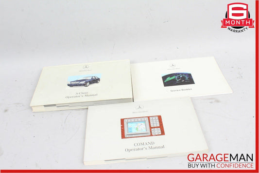 00-06 Mercedes S430 S600 Operator's Manual Repair Guide Book Booklet Assembly