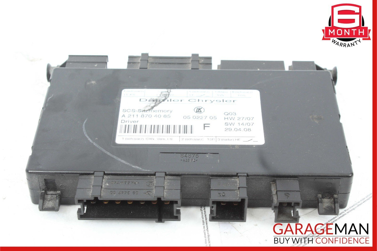 03-12 Mercedes CLS550 GL450 E350 E320 ML500 Front Left Side Seat Control Module