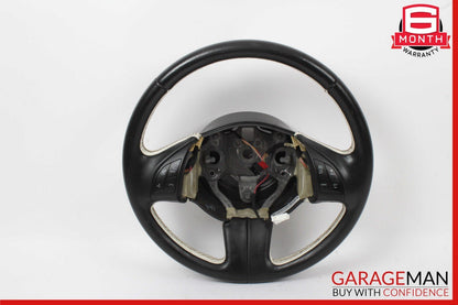 12-19 Fiat 500E Front Left Driver Side Steering Wheel Black P5RR80JXWAB OEM