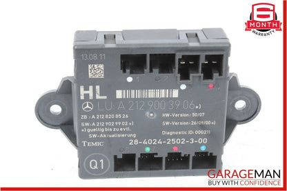 08-14 Mercedes W204 C250 C300 Rear Left Driver Side Door Controller Module