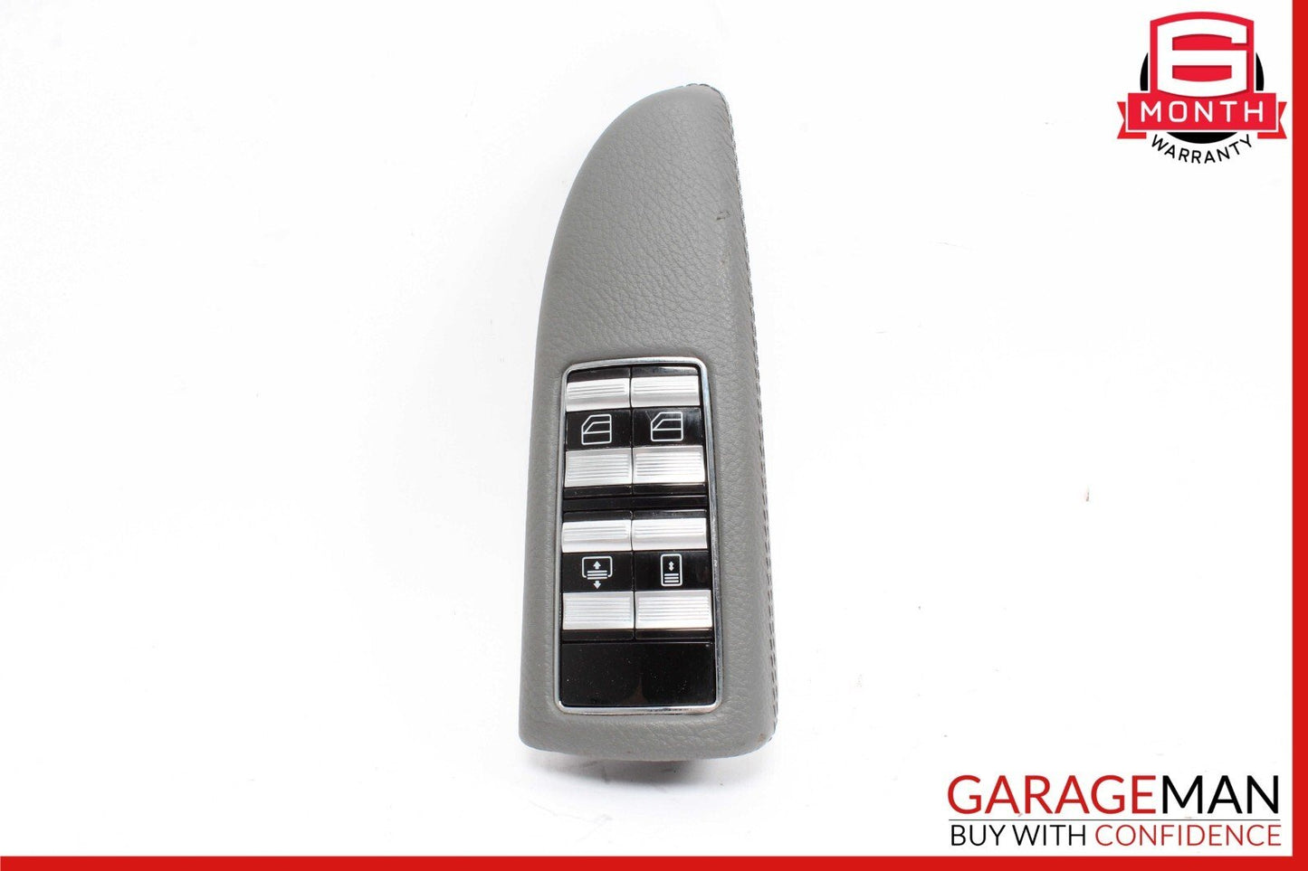 07-13 Mercedes W221 S550 Rear Left Side Door Window Switch Control Trim Gray OEM