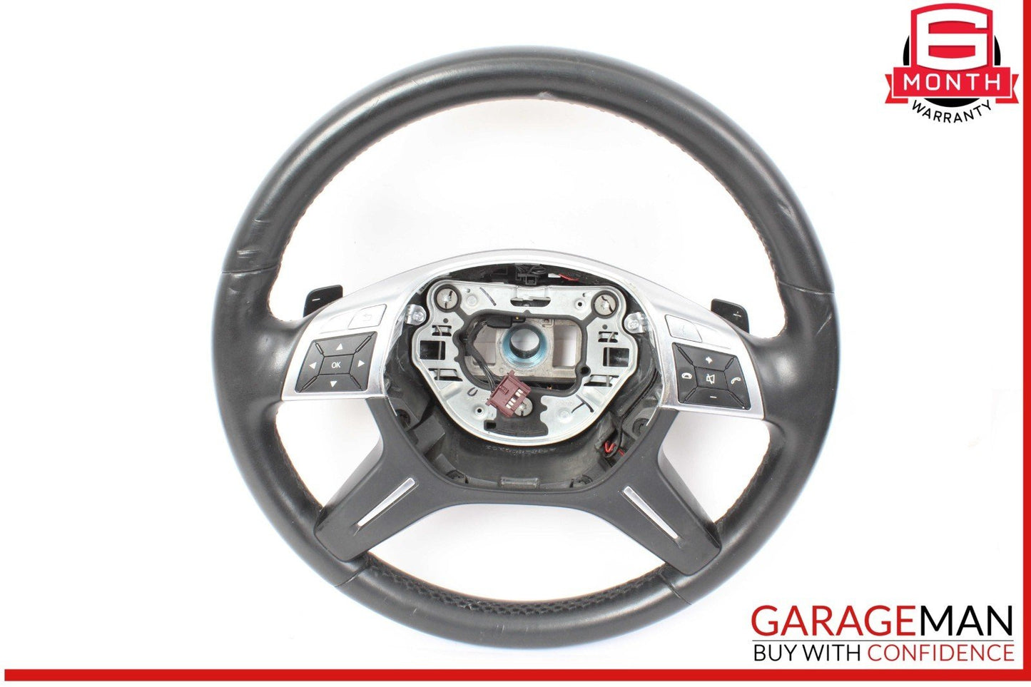 12-16 Mercedes X166 GL450 ML550 Driver Steering Wheel w/ Paddle Shifters OEM