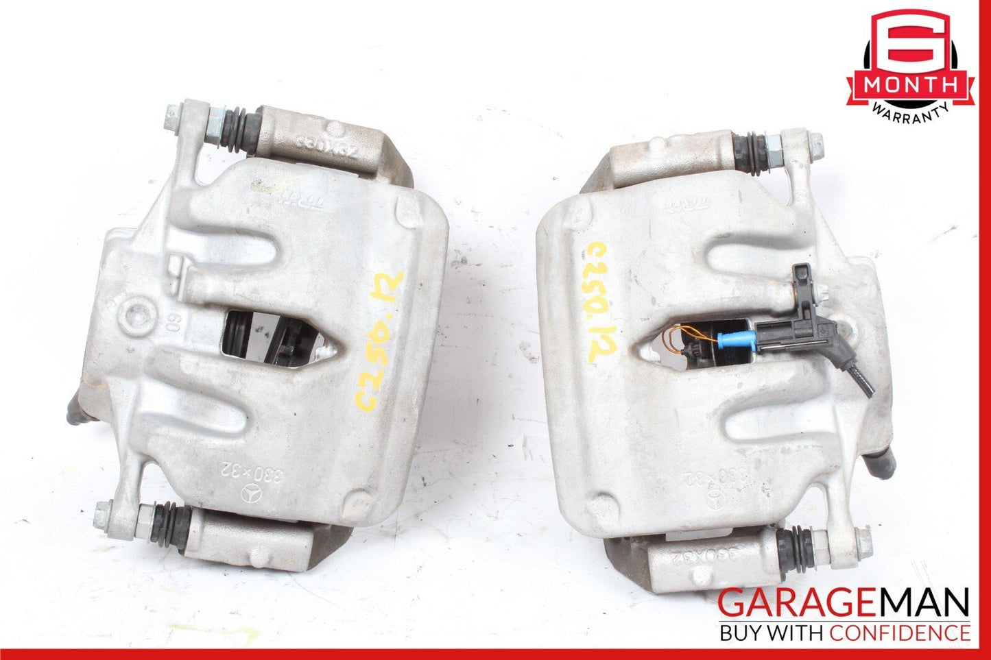 15-20 Mercedes W205 C300 C350e Front Left & Right Side Brake Caliper Set of 2