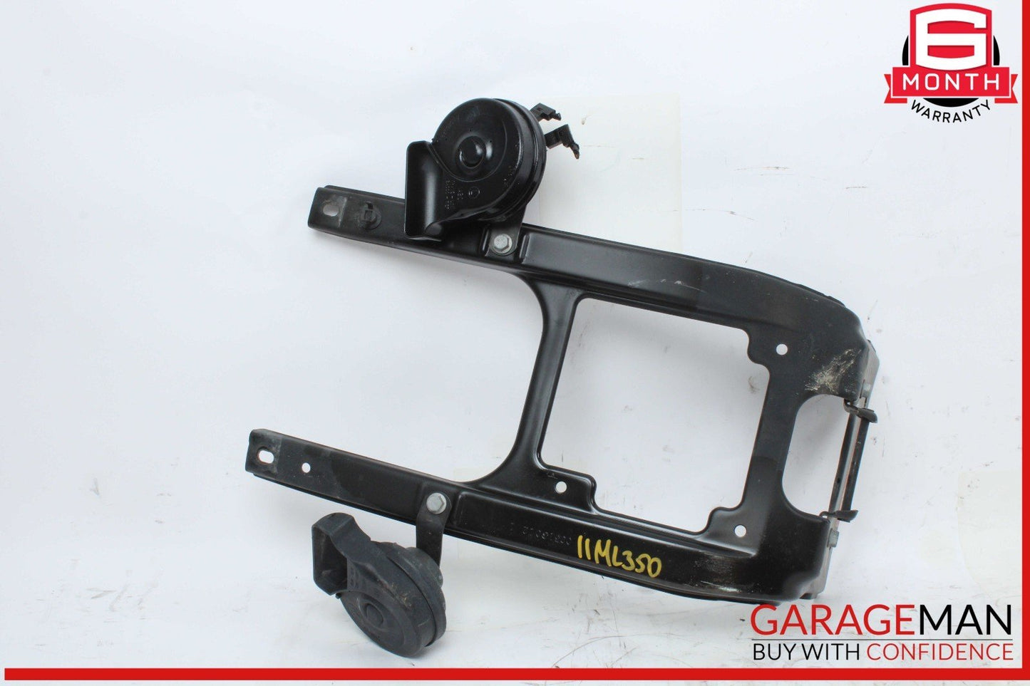 06-12 Mercedes W164 ML350 GL450 Center Radiator Core Tie Bar Support w/ Horn OEM