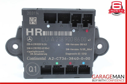 14-16 Mercedes W212 E350 CLS350 Rear Right Door Control Module 2189008600 OEM